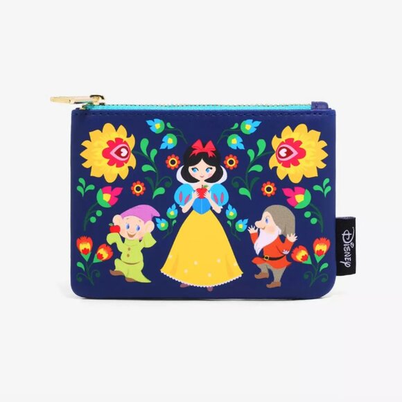 Loungefly Disney Snow White and the Seven Dwarfs Folk Mini Backpack & Cardholder
